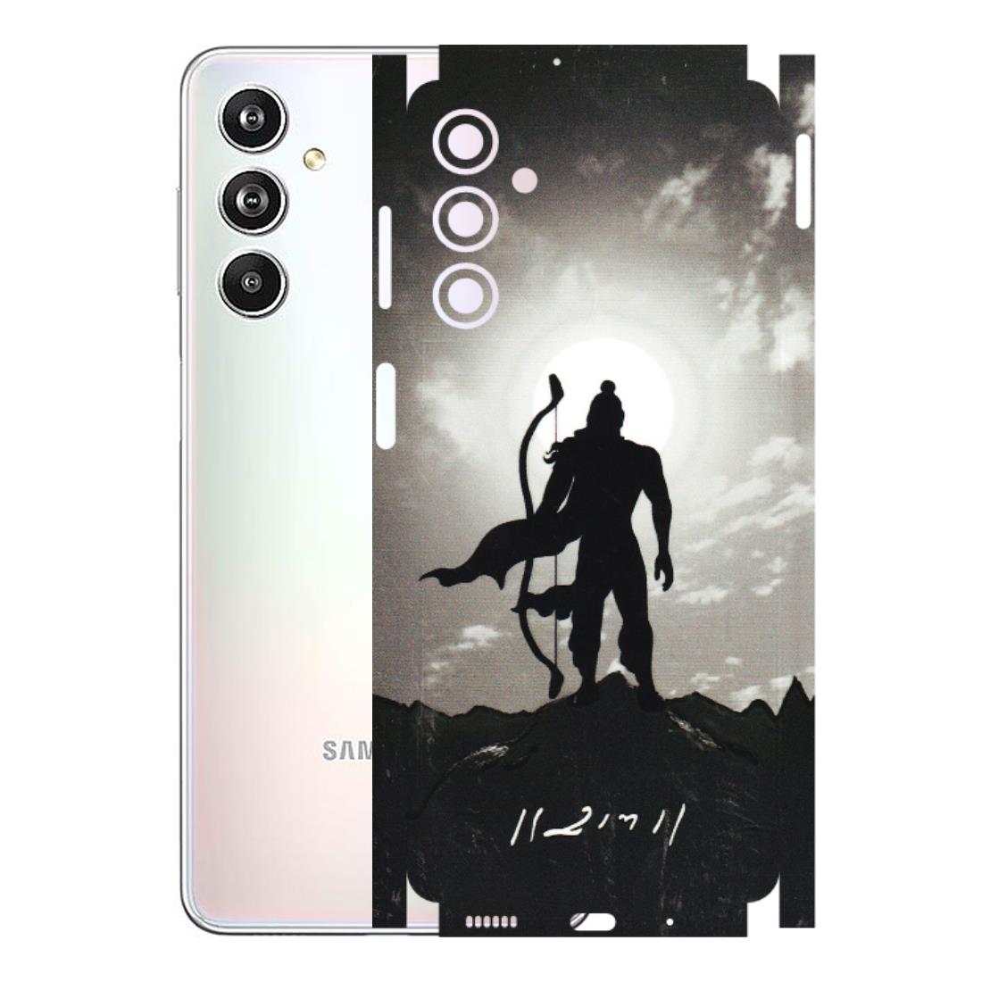 Samsung M/F/Note/Flip and C Phone Skins (All Models) - Jai Siya Ram - 3D Embossed Finish (L-200) Samsung Galaxy F54 (5G)