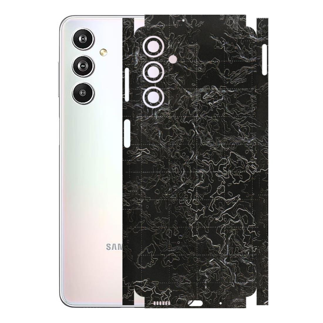 Samsung M/F/Note/Flip and C Phone Skins (All Models) - Black map Texture - 3D Embossed Finish (L-201) Samsung Galaxy F54 (5G)