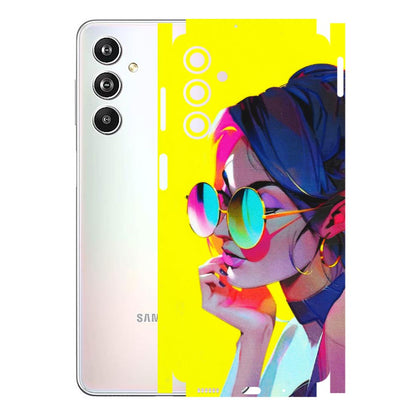 Samsung M/F/Note/Flip and C Phone Skins (All Models) - Bold Stylish Girl - 3D Embossed Finish (L-222) Samsung Galaxy F54 (5G)