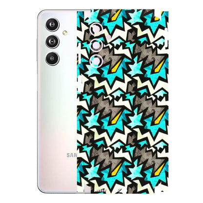Samsung M/F/Note/Flip and C Phone Skins (All Models) - Funky Zig Zag - 3D Embossed Finish (L-223) Samsung Galaxy F54 (5G)