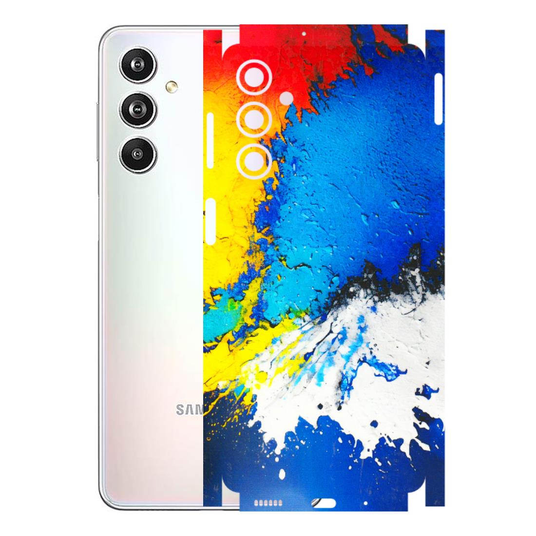 Samsung M/F/Note/Flip and C Phone Skins (All Models) - Acrylic Paint Spill - 3D Embossed Finish (L-229) Samsung Galaxy F54 (5G)