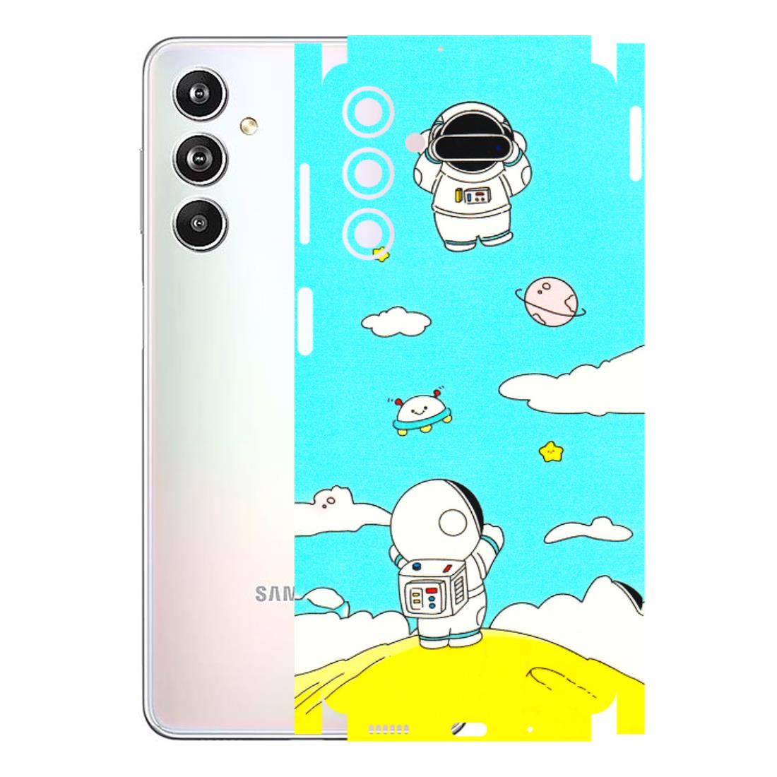 Samsung M/F/Note/Flip and C Phone Skins (All Models) - Blue Skies Astro Float - 3D Embossed Finish (L-230) Samsung Galaxy F54 (5G)