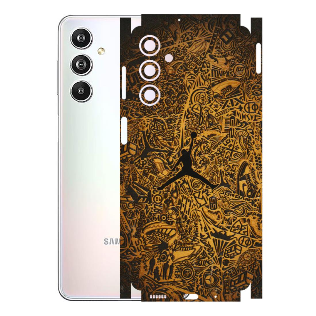 Samsung M/F/Note/Flip and C Phone Skins (All Models) - Premium Gold Basketball Player - 3D Embossed Finish (L-236) Samsung Galaxy F54 (5G)