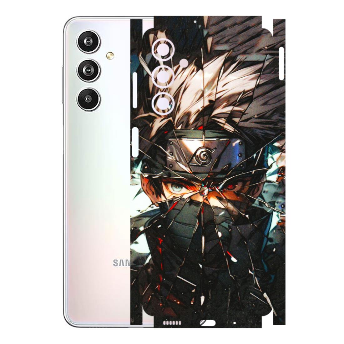 Samsung M/F/Note/Flip and C Phone Skins (All Models) - Kakashi Shattered Glass Effect - 3D Embossed Finish (L-237) Samsung Galaxy F54 (5G)