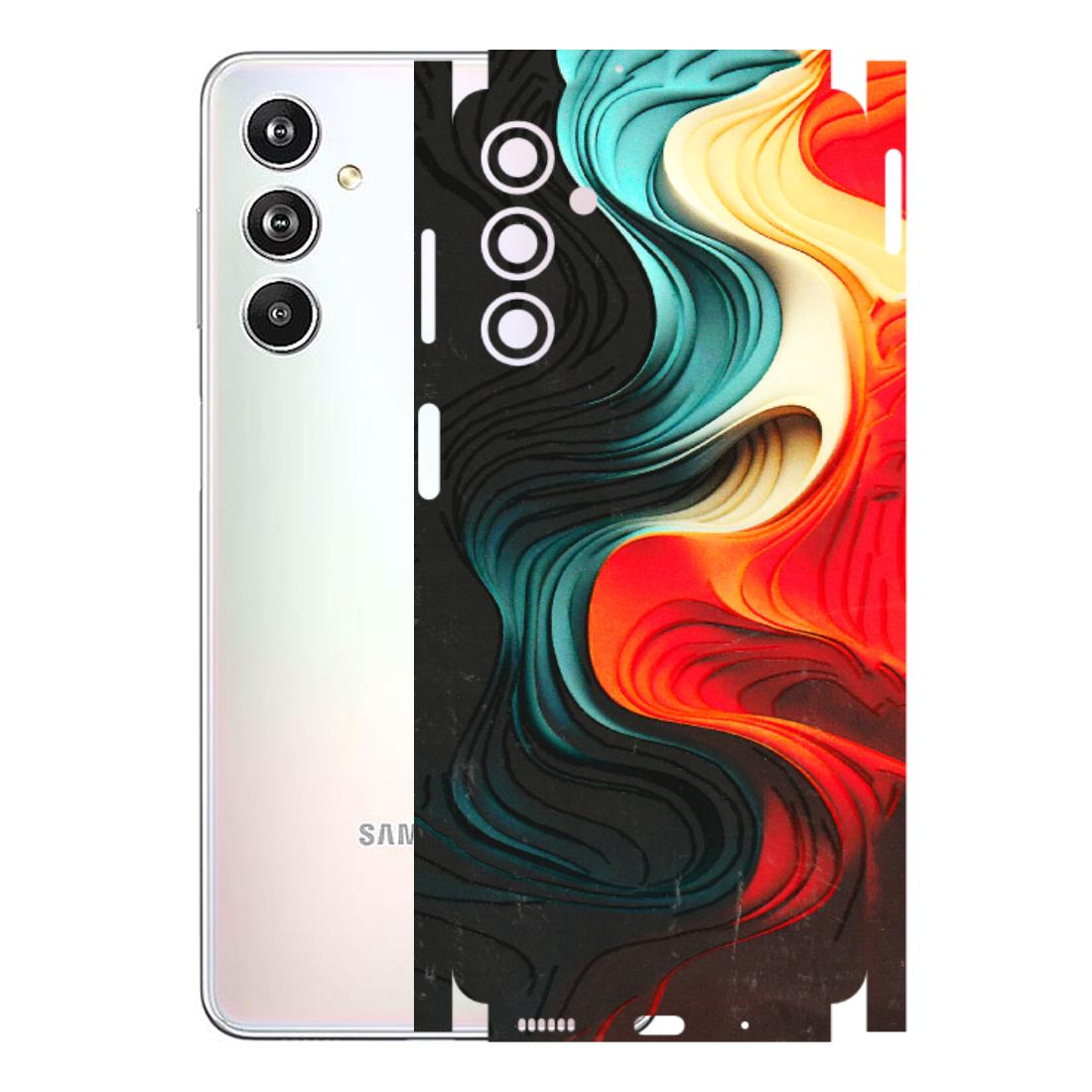 Samsung M/F/Note/Flip and C Phone Skins (All Models) - The Silky Swirl - 3D Embossed Finish (L-240) Samsung Galaxy F54 (5G)