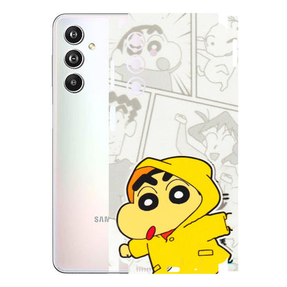Samsung M/F/Note/Flip and C Phone Skins (All Models) - Yellow Shinchan Comic - 3D Embossed Finish (L-246) Samsung Galaxy F54 (5G)