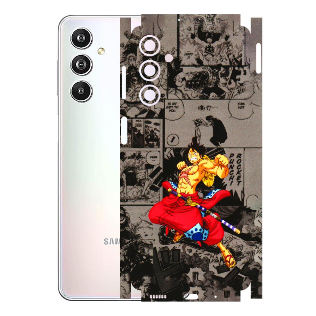 Samsung M/F/Note/Flip and C Phone Skins (All Models) - One Piece Rocket Punch Manga - 3D Embossed Finish (L-25) Samsung Galaxy F54 (5G)