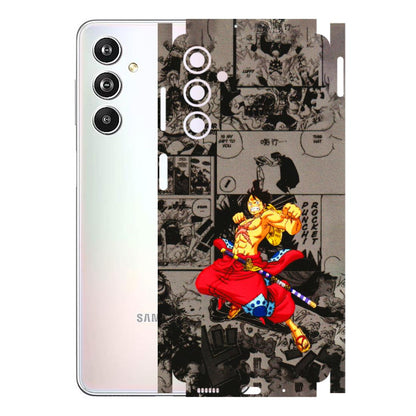 Samsung M/F/Note/Flip and C Phone Skins (All Models) - One Piece Rocket Punch Manga - 3D Embossed Finish (L-25) Samsung Galaxy F54 (5G)