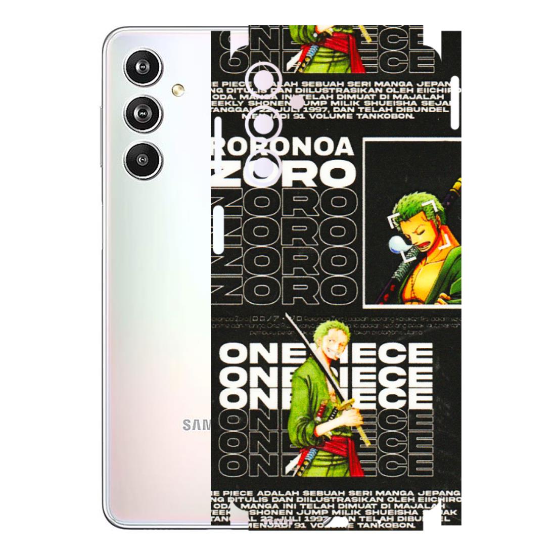 Samsung M/F/Note/Flip and C Phone Skins (All Models) - One Piece Zoro - 3D Embossed Finish (L-250) Samsung Galaxy F54 (5G)