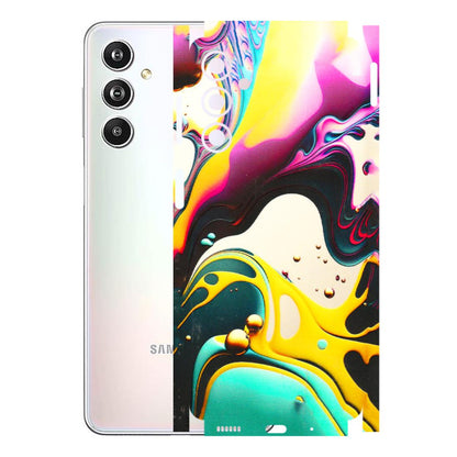 Samsung M/F/Note/Flip and C Phone Skins (All Models) - Multicolor Abstract pattern - 3D Embossed Finish (L-254) Samsung Galaxy F54 (5G)