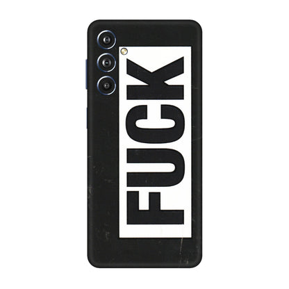 Samsung M/F/Note/Flip and C Phone Skins (All Models) - The F Word - 3D Embossed Finish (L-255) Samsung Galaxy F54 (5G)