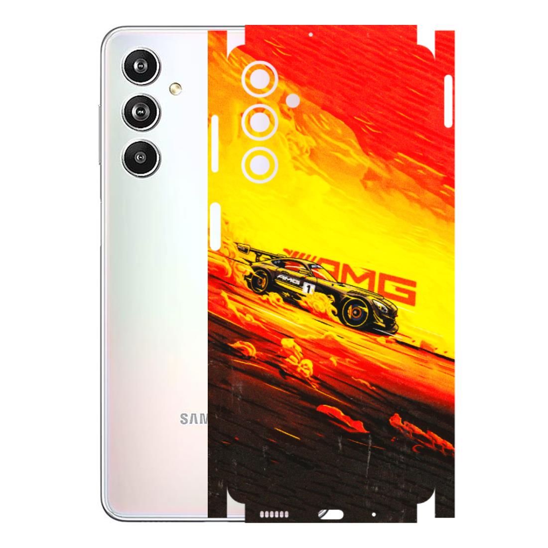 Samsung M/F/Note/Flip and C Phone Skins (All Models) - AMG Car Speed Cover - 3D Embossed Finish (L-256) Samsung Galaxy F54 (5G)
