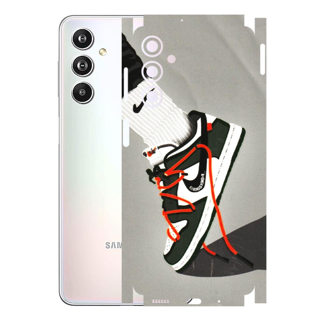 Samsung M/F/Note/Flip and C Phone Skins (All Models) - New Grey Sneaker - 3D Embossed Finish (L-261) Samsung Galaxy F54 (5G)