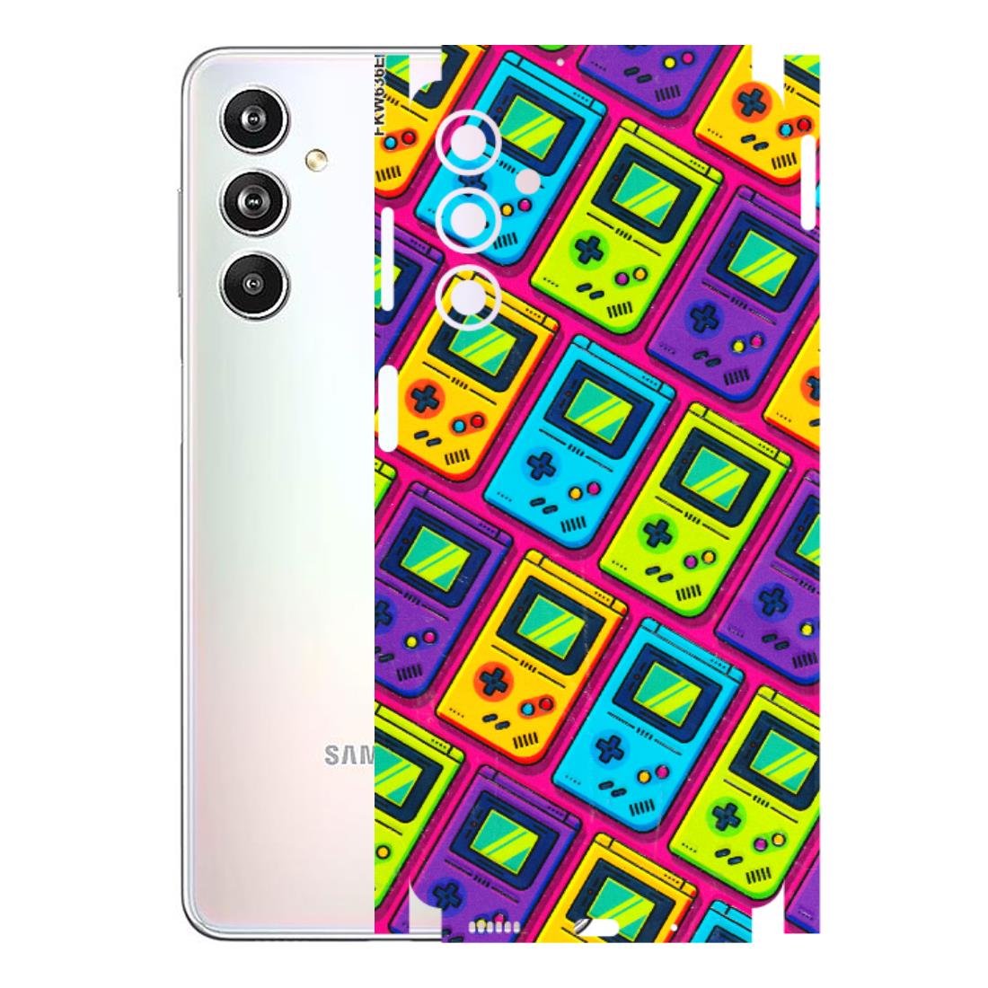 Samsung M/F/Note/Flip and C Phone Skins (All Models) - Gameboy Colourful - 3D Embossed Finish (L-266) Samsung Galaxy F54 (5G)
