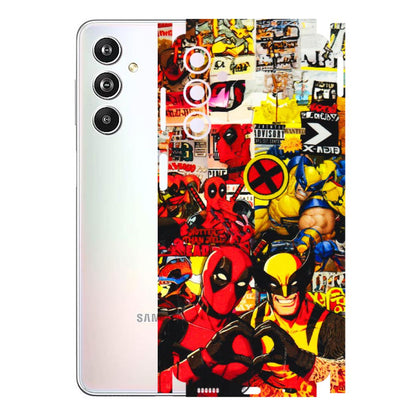 Samsung M/F/Note/Flip and C Phone Skins (All Models) - Spidy Wolverine - 3D Embossed Finish (L-310) Samsung Galaxy F54 (5G)