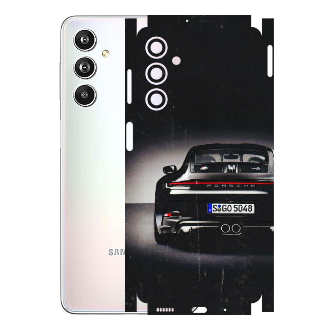 Samsung M/F/Note/Flip and C Phone Skins (All Models) - New Black Porsche GT3 - 3D Embossed Finish (L-327) Samsung Galaxy F54 (5G)