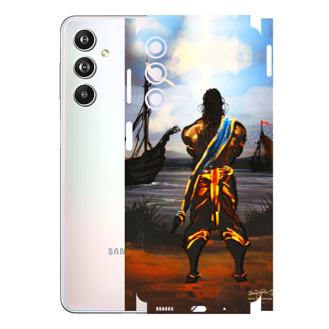 Samsung M/F/Note/Flip and C Phone Skins (All Models) - Heavenly God Figure - 3D Embossed Finish (L-34) Samsung Galaxy F54 (5G)