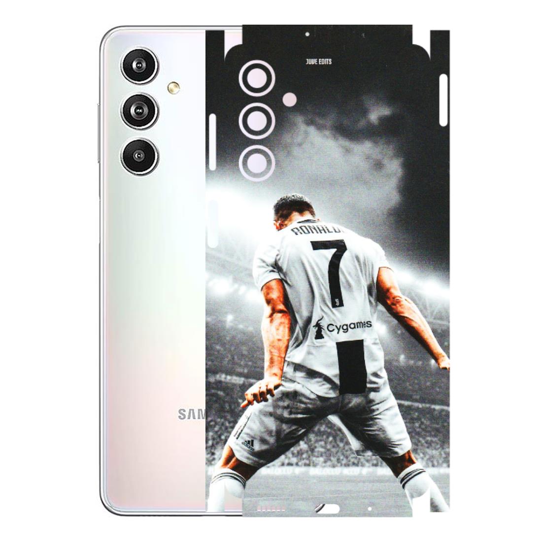 Samsung M/F/Note/Flip and C Phone Skins (All Models) - Ronaldo CR7 Crazy - 3D Embossed Finish (L-44) Samsung Galaxy F54 (5G)