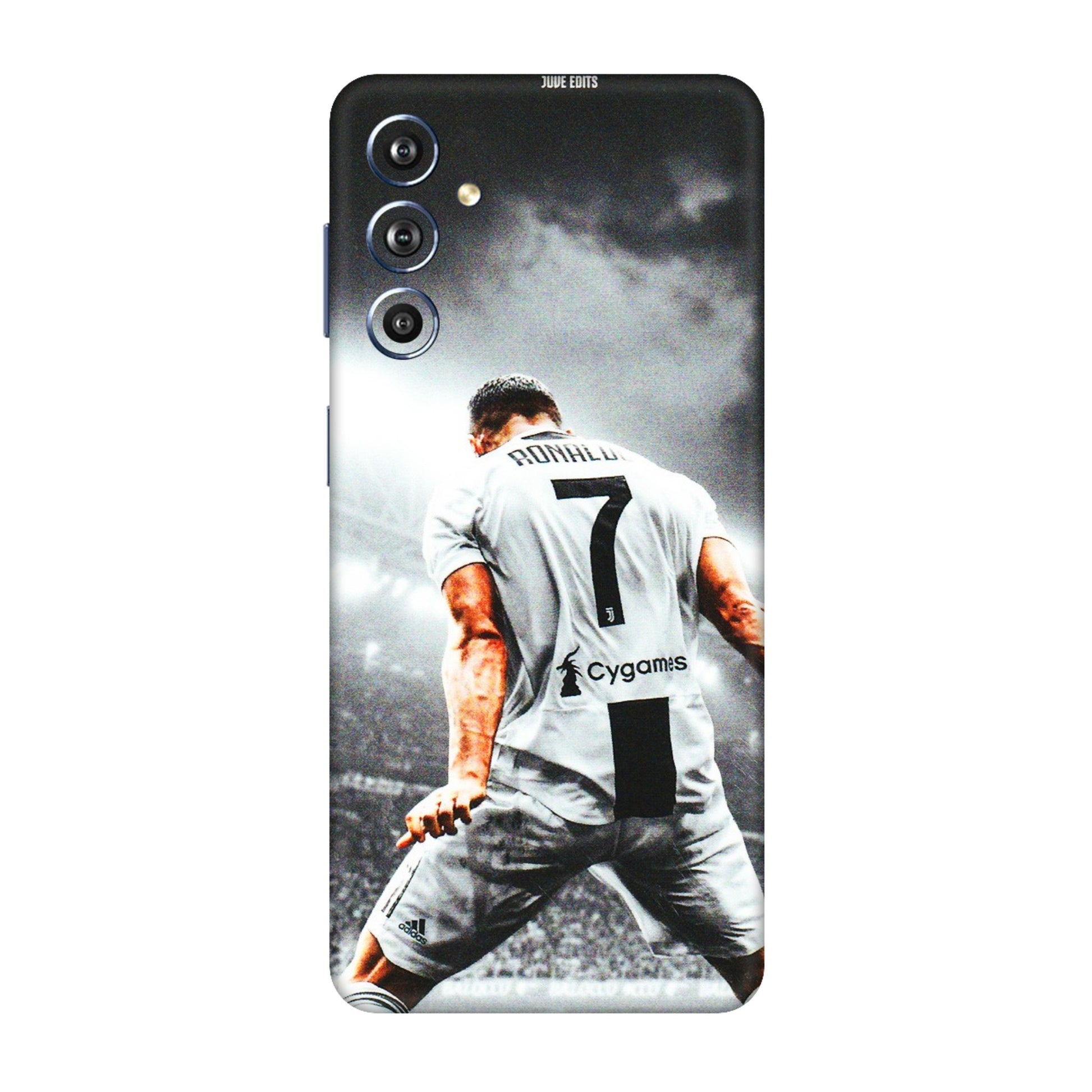 Samsung M/F/Note/Flip and C Phone Skins (All Models) - Ronaldo CR7 Crazy - 3D Embossed Finish (L-44) Samsung Galaxy F54 (5G)