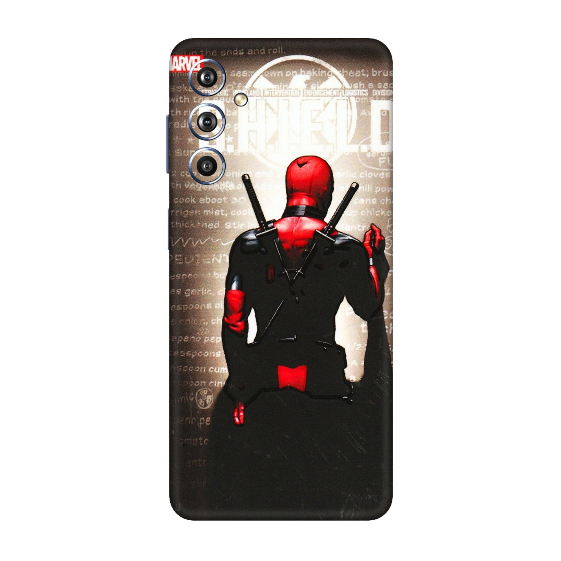 Samsung M/F/Note/Flip and C Phone Skins (All Models) - Deadpool - 3D Embossed Finish (L-56) Samsung Galaxy F54 (5G)