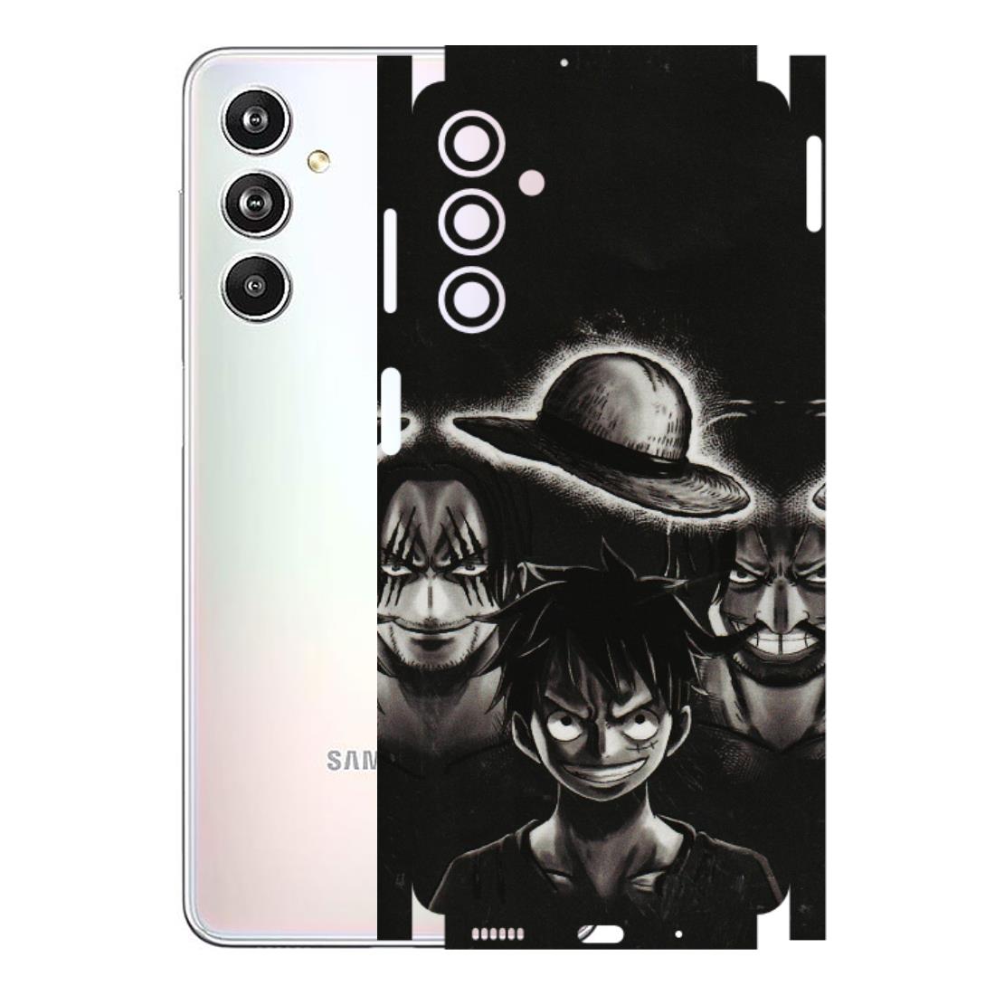 Samsung M/F/Note/Flip and C Phone Skins (All Models) - Black Luffy Hat - 3D Embossed Finish (L-57) Samsung Galaxy F54 (5G)