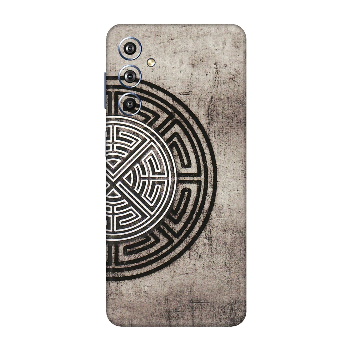 Samsung M/F/Note/Flip and C Phone Skins (All Models) - Mysterious Circular Design - 3D Embossed Finish (L-63) Samsung Galaxy F54 (5G)