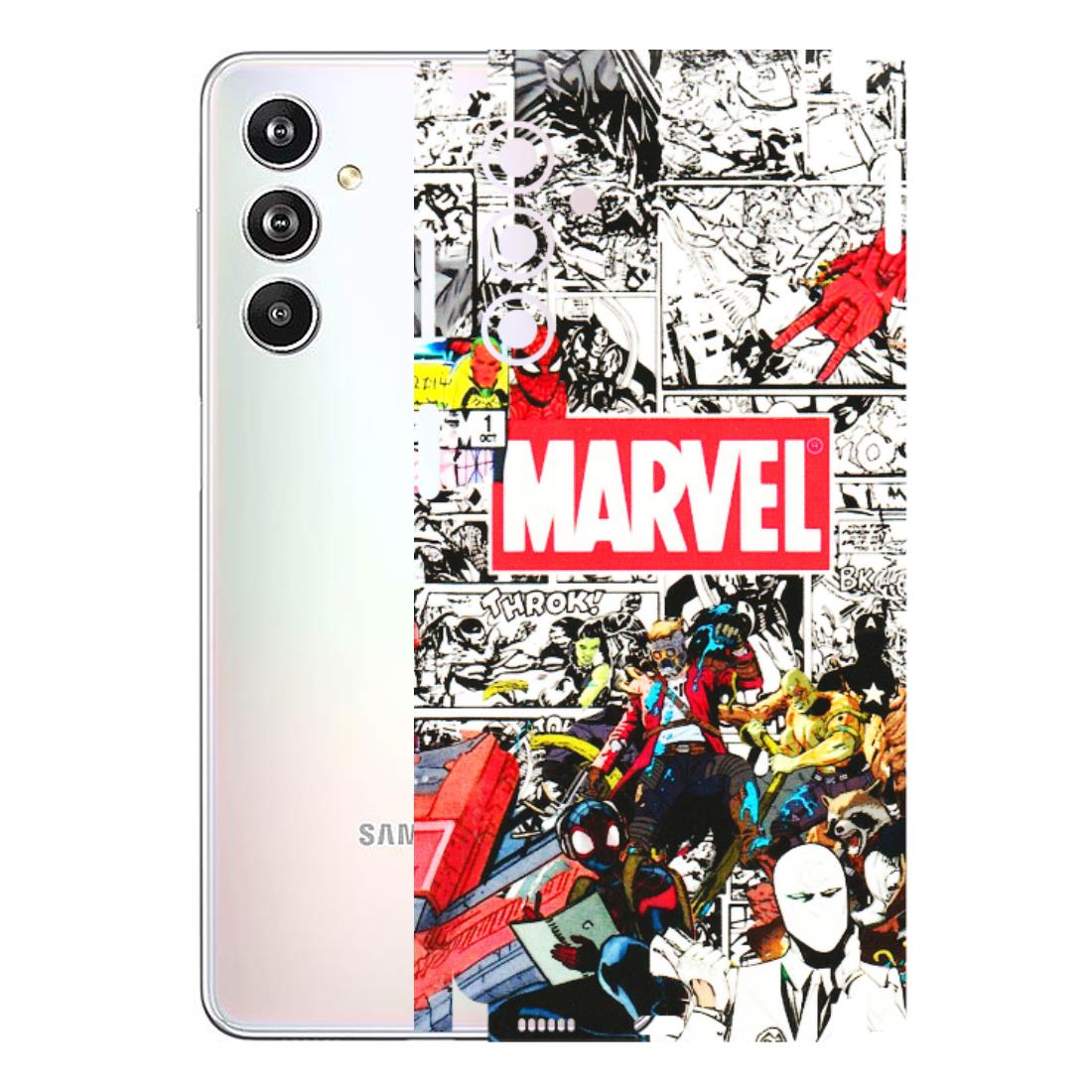 Samsung M/F/Note/Flip and C Phone Skins (All Models) - Marvel Colorful Comic - 3D Embossed Finish (L-64) Samsung Galaxy F54 (5G)