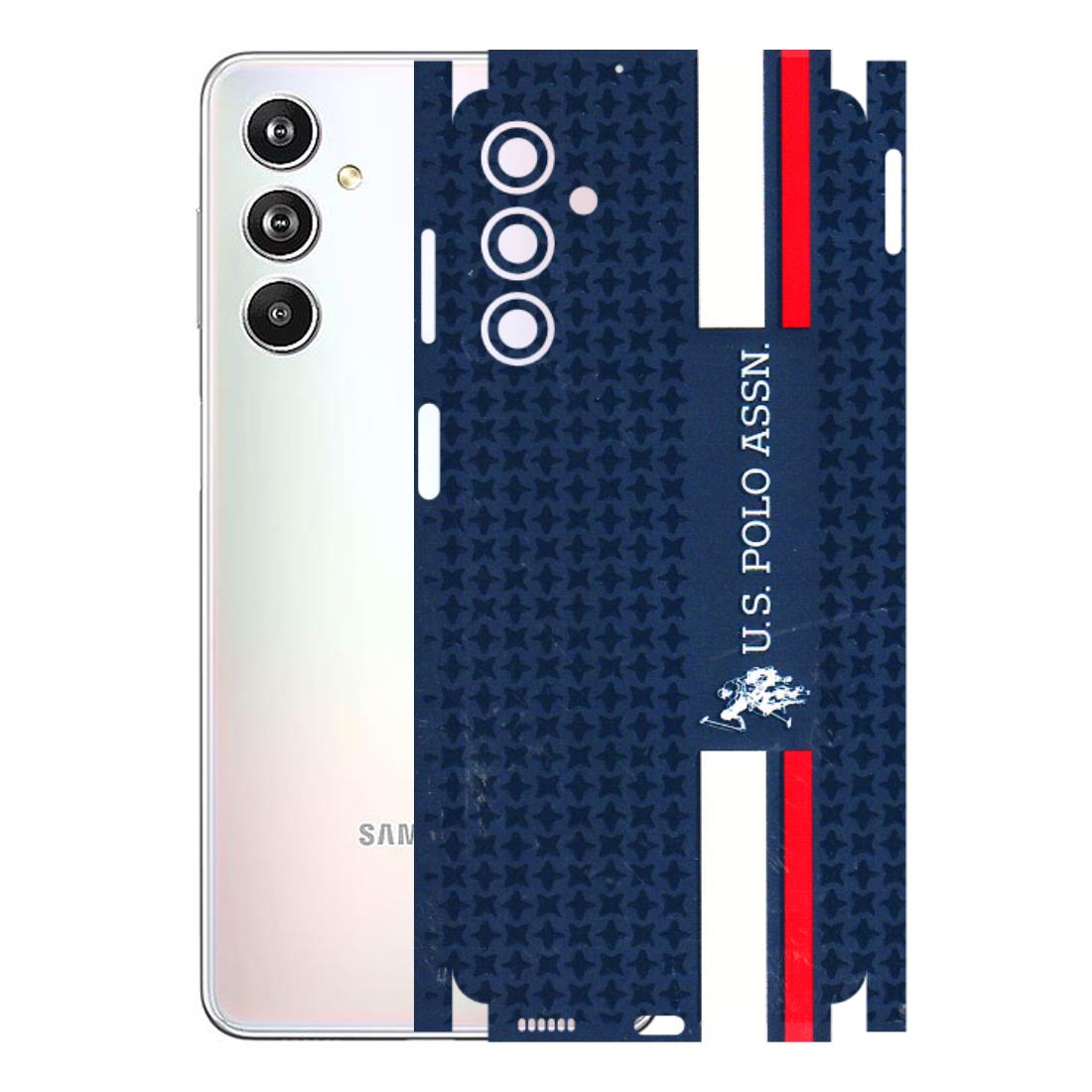 Samsung M/F/Note/Flip and C Phone Skins (All Models) - US POLO Designer Brand - 3D Embossed Finish (L-65) Samsung Galaxy F54 (5G)