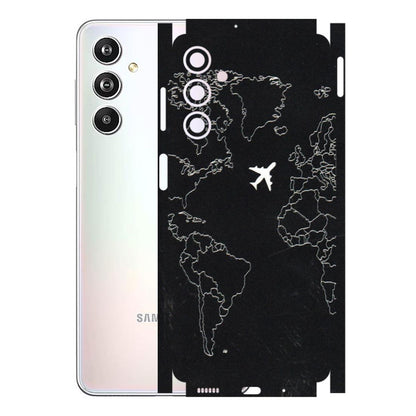 Samsung M/F/Note/Flip and C Phone Skins (All Models) - Never Ending Travel - 3D Embossed Finish (L-79) Samsung Galaxy F54 (5G)