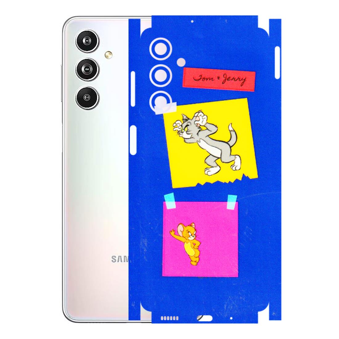 Samsung M/F/Note/Flip and C Phone Skins (All Models) - Tom N Jerry Sticky Notes - 3D Embossed Finish (L-88) Samsung Galaxy F54 (5G)