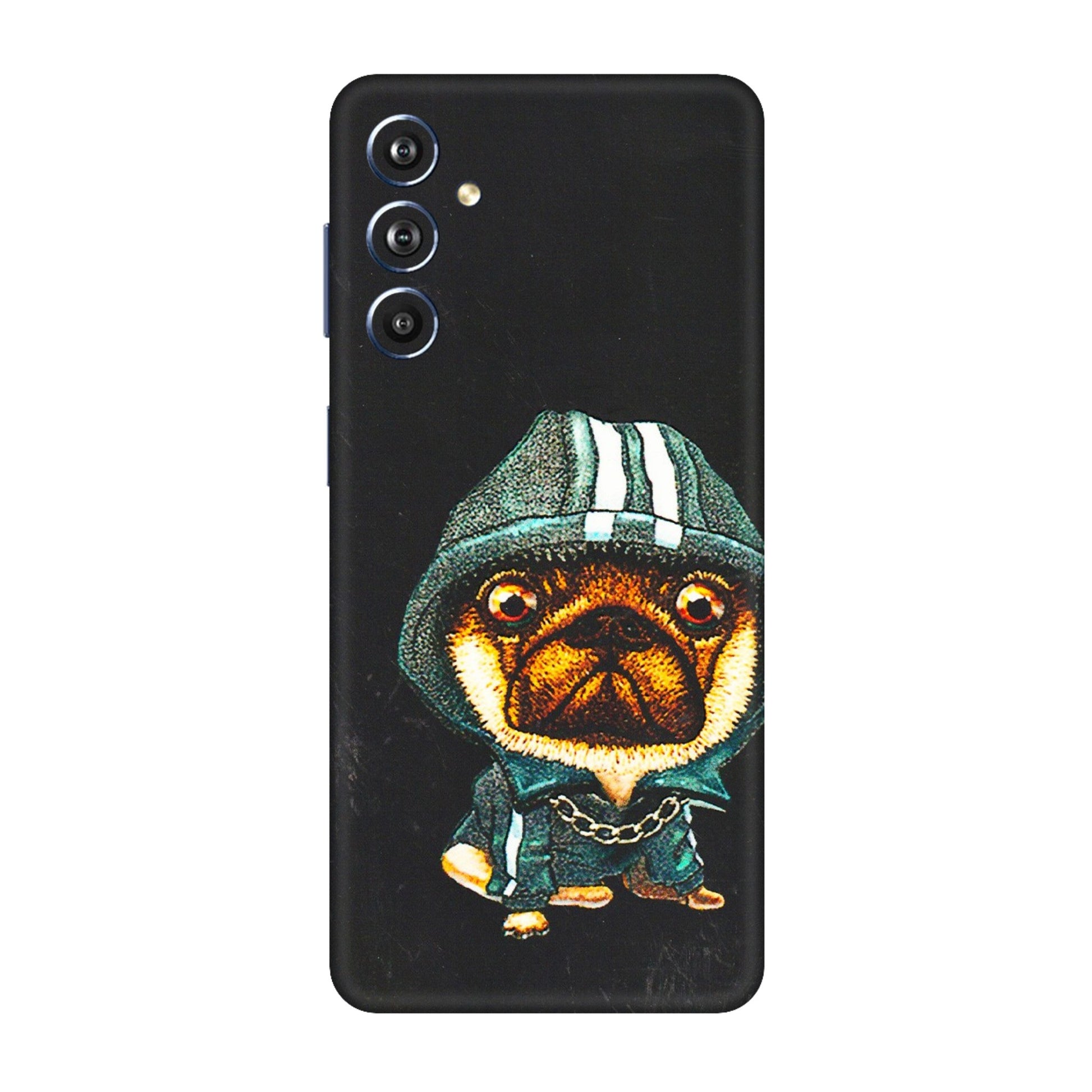 Samsung M/F/Note/Flip and C Phone Skins (All Models) - Puppy N Hoodie - 3D Embossed Finish (L-90) Samsung Galaxy F54 (5G)