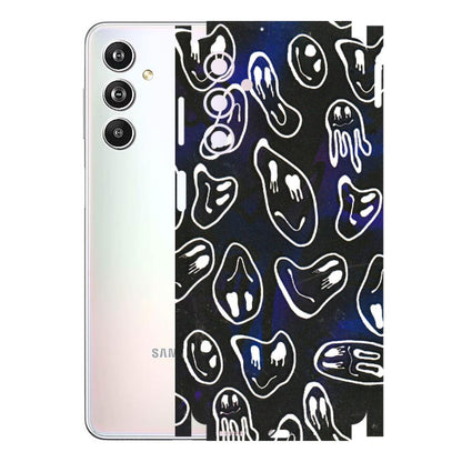 Samsung M/F/Note/Flip and C Phone Skins (All Models) - Distorted Smileys - 3D Embossed Finish (L-92) Samsung Galaxy F54 (5G)