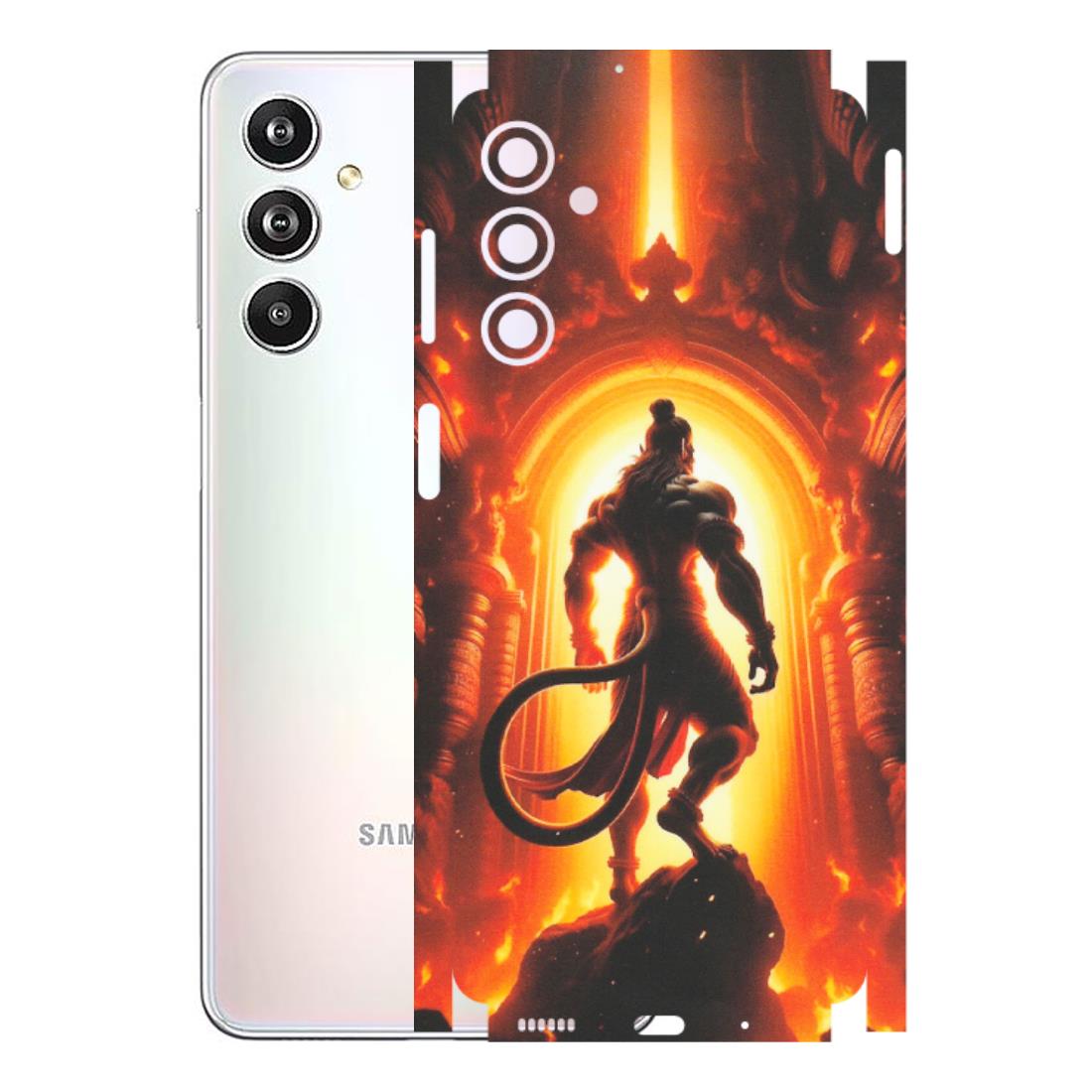 Samsung M/F/Note/Flip and C Phone Skins (All Models) - HanumanJi - Matte Finish (M-06) Samsung Galaxy F54 (5G)