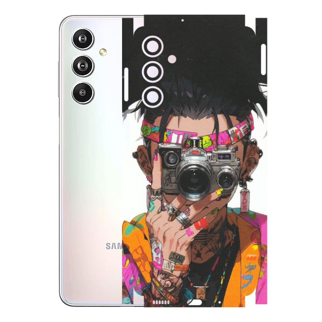 Samsung M/F/Note/Flip and C Phone Skins (All Models) - Camera Lover Girl - Matte Finish (M-09) Samsung Galaxy F54 (5G)