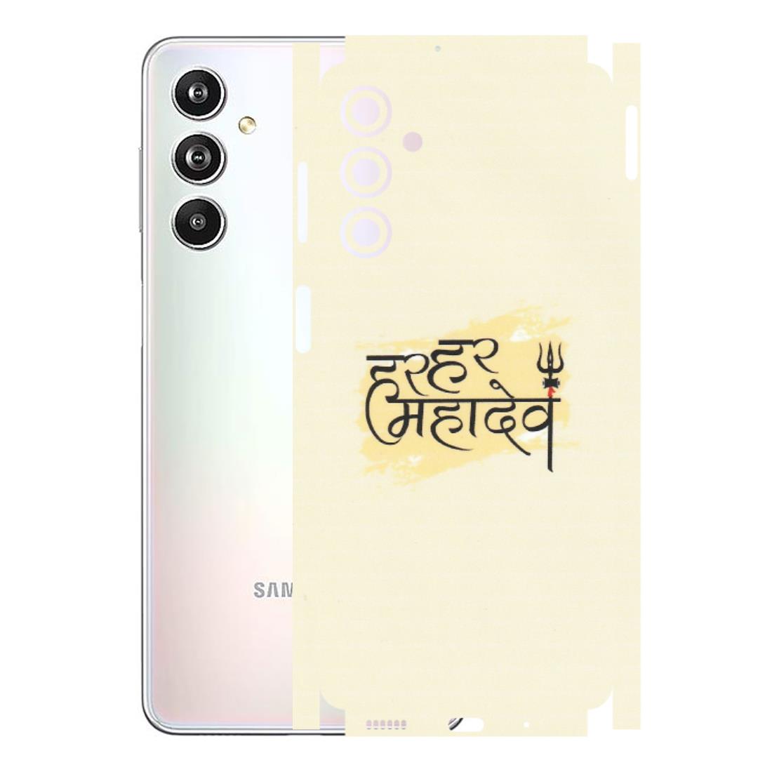 Samsung M/F/Note/Flip and C Phone Skins (All Models) - Har Har Mahadev - Matte Finish (M-10) Samsung Galaxy F54 (5G)