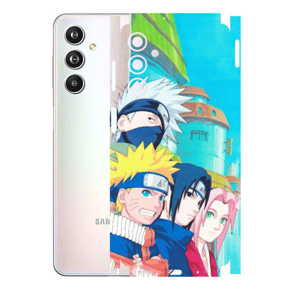 Samsung M/F/Note/Flip and C Phone Skins (All Models) - Team Minato And Kakashi - Matte Finish (M-101) Samsung Galaxy F54 (5G)