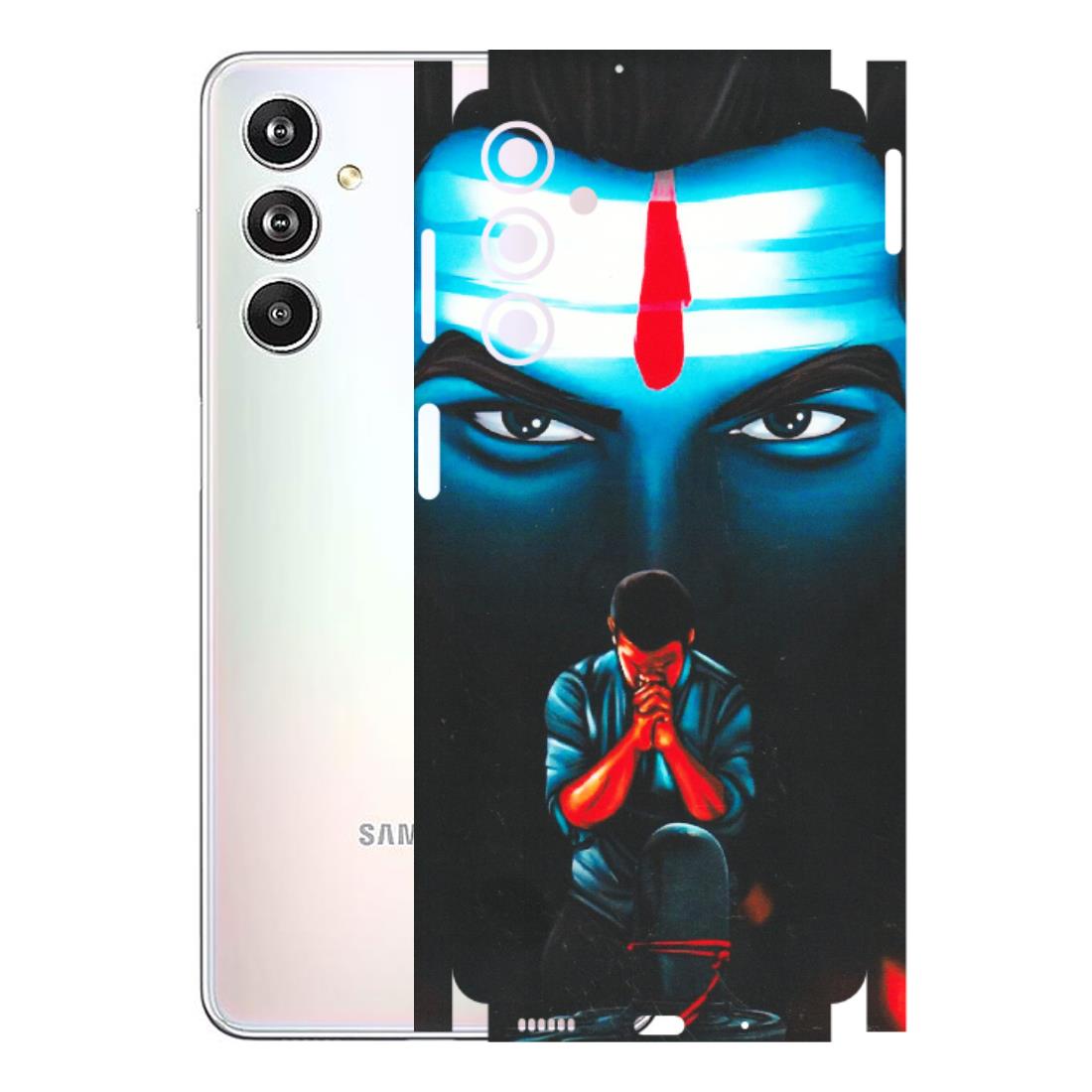 Samsung M/F/Note/Flip and C Phone Skins (All Models) - Mahakal Bhakt - Matte Finish (M-112) Samsung Galaxy F54 (5G)