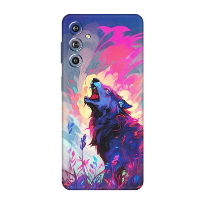 Samsung M/F/Note/Flip and C Phone Skins (All Models) - New Wild Wolf Abstract - Matte Finish (M-125) Samsung Galaxy F54 (5G)