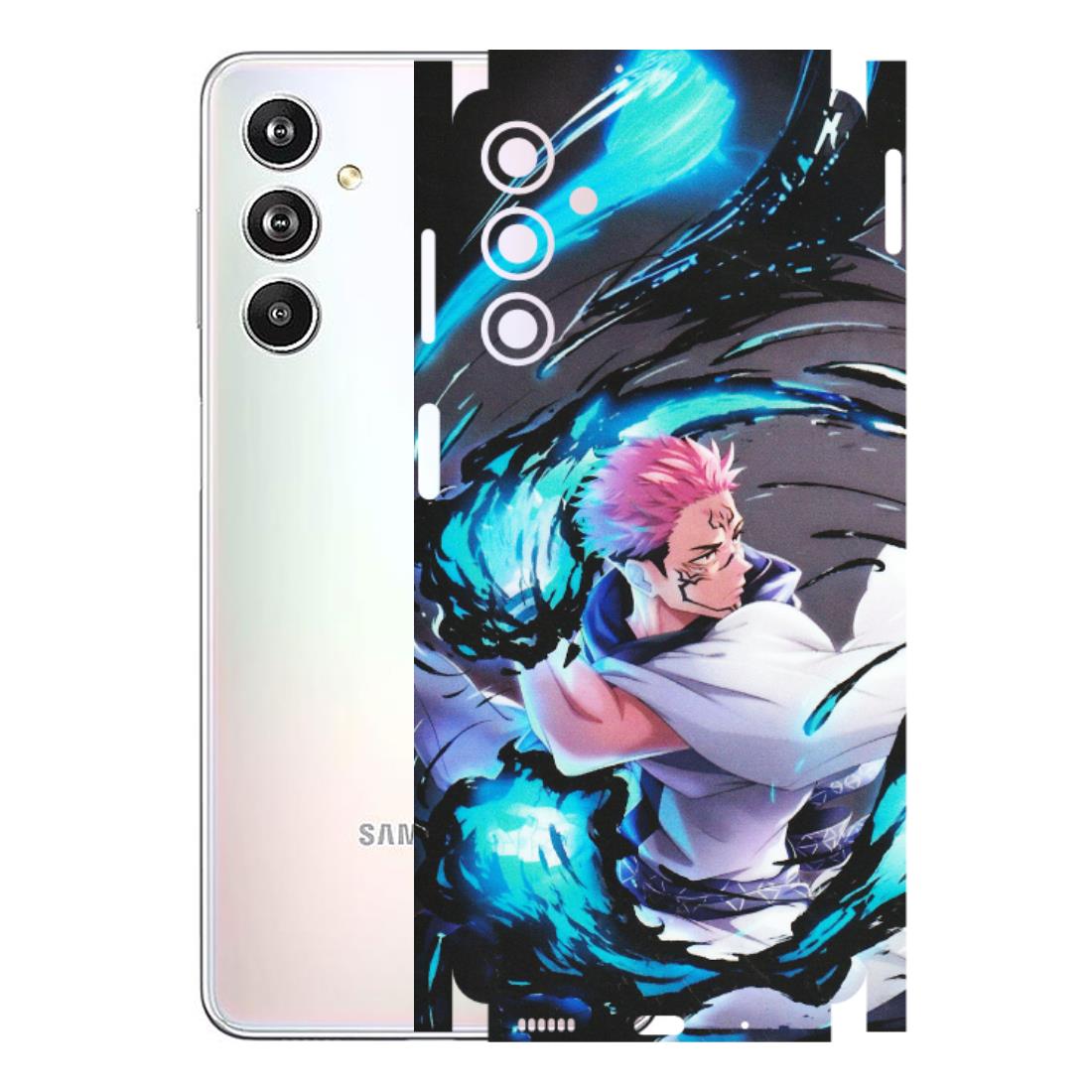Samsung M/F/Note/Flip and C Phone Skins (All Models) - New Jujutsu Kaisen Grey Blue Anime - Matte Finish (M-127) Samsung Galaxy F54 (5G)
