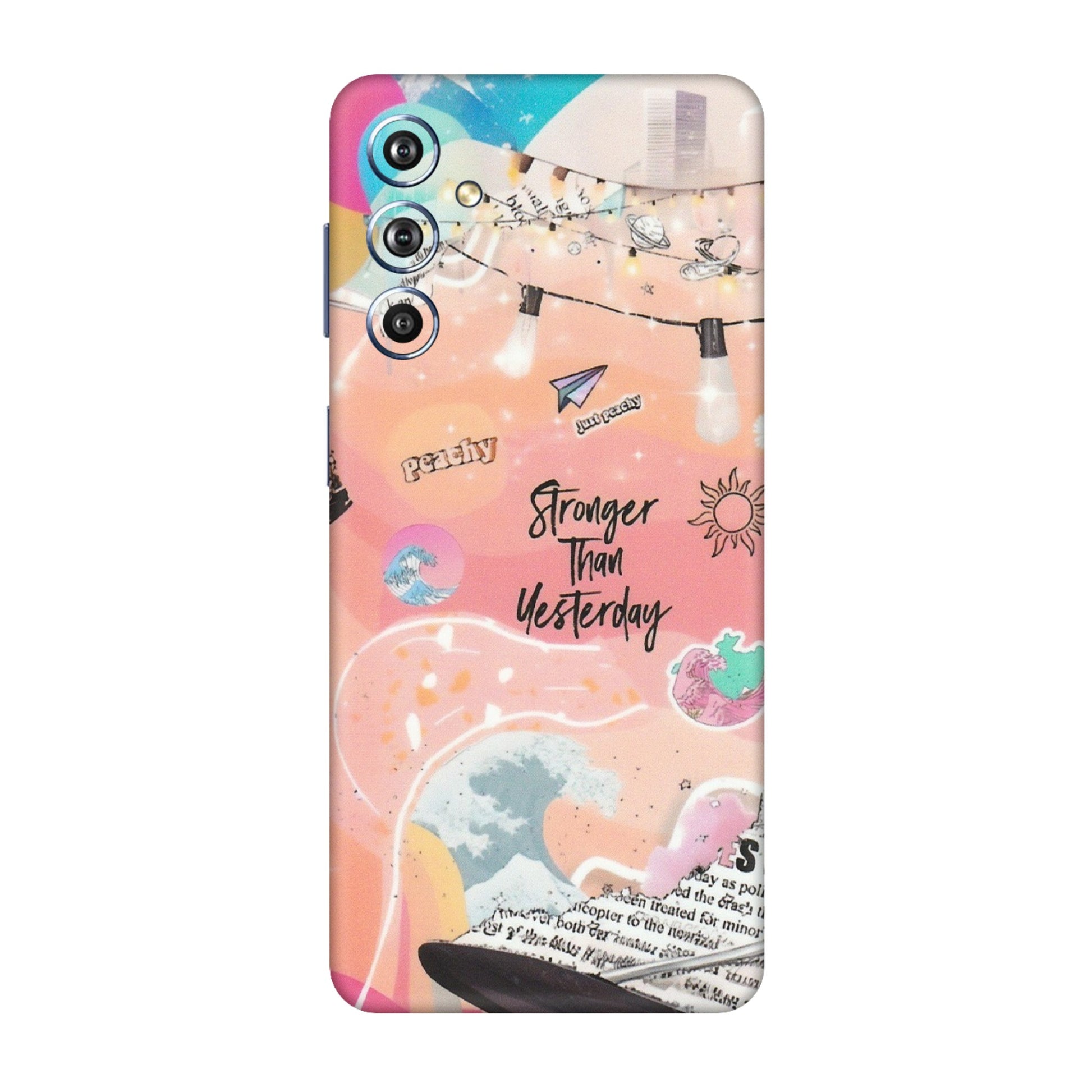 Samsung M/F/Note/Flip and C Phone Skins (All Models) - Stronger Then Yesterday - Matte Finish (M-128) Samsung Galaxy F54 (5G)