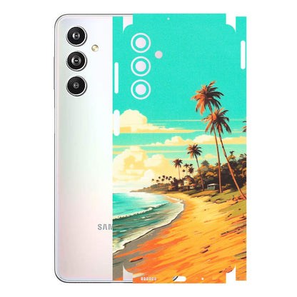 Samsung M/F/Note/Flip and C Phone Skins (All Models) - Miami Beach - Matte Finish (M-136) Samsung Galaxy F54 (5G)