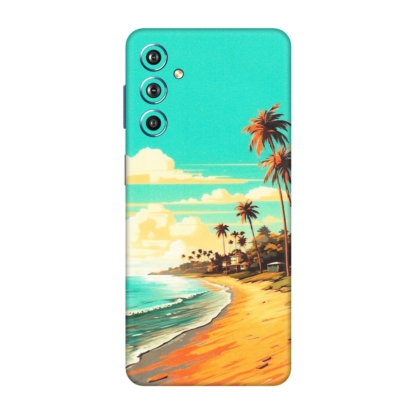 Samsung M/F/Note/Flip and C Phone Skins (All Models) - Miami Beach - Matte Finish (M-136) Samsung Galaxy F54 (5G)