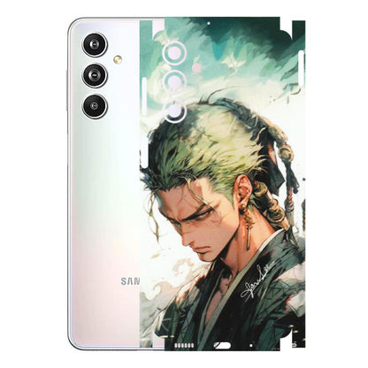 Samsung M/F/Note/Flip and C Phone Skins (All Models) - New Roronoa Zoro One Picece Anime - Matte Finish (M-140) Samsung Galaxy F54 (5G)