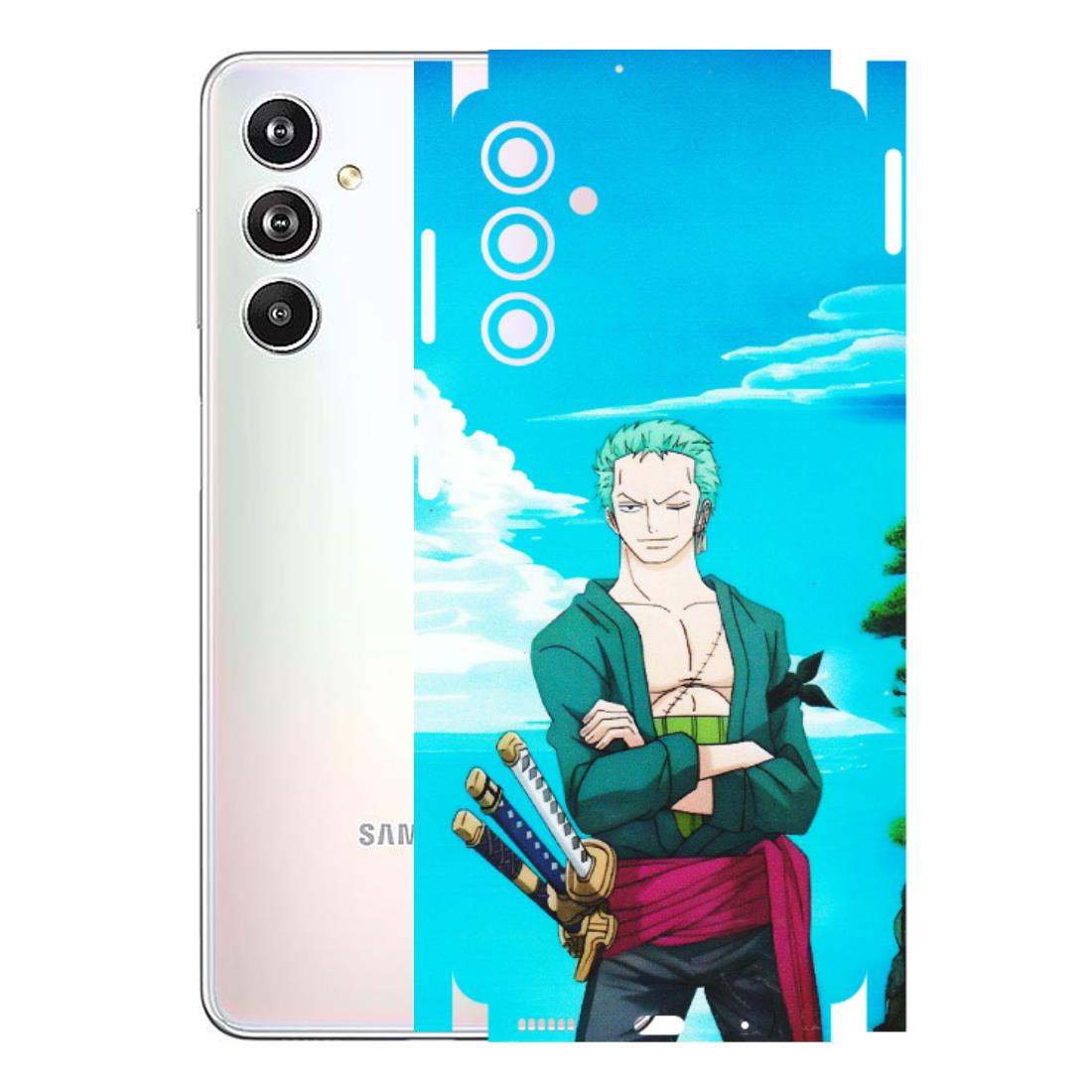 Samsung M/F/Note/Flip and C Phone Skins (All Models) - Cool Swordman Zoro Anime - Matte Finish (M-143) Samsung Galaxy F54 (5G)