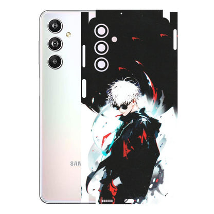 Samsung M/F/Note/Flip and C Phone Skins (All Models) - Gojo Powerful Charater Kaisen Anime - Matte Finish (M-144) Samsung Galaxy F54 (5G)