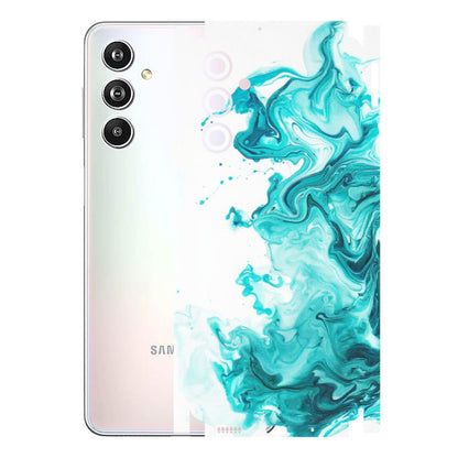 Samsung M/F/Note/Flip and C Phone Skins (All Models) - Sky Blue Abstract Colour - Matte Finish (M-146) Samsung Galaxy F54 (5G)