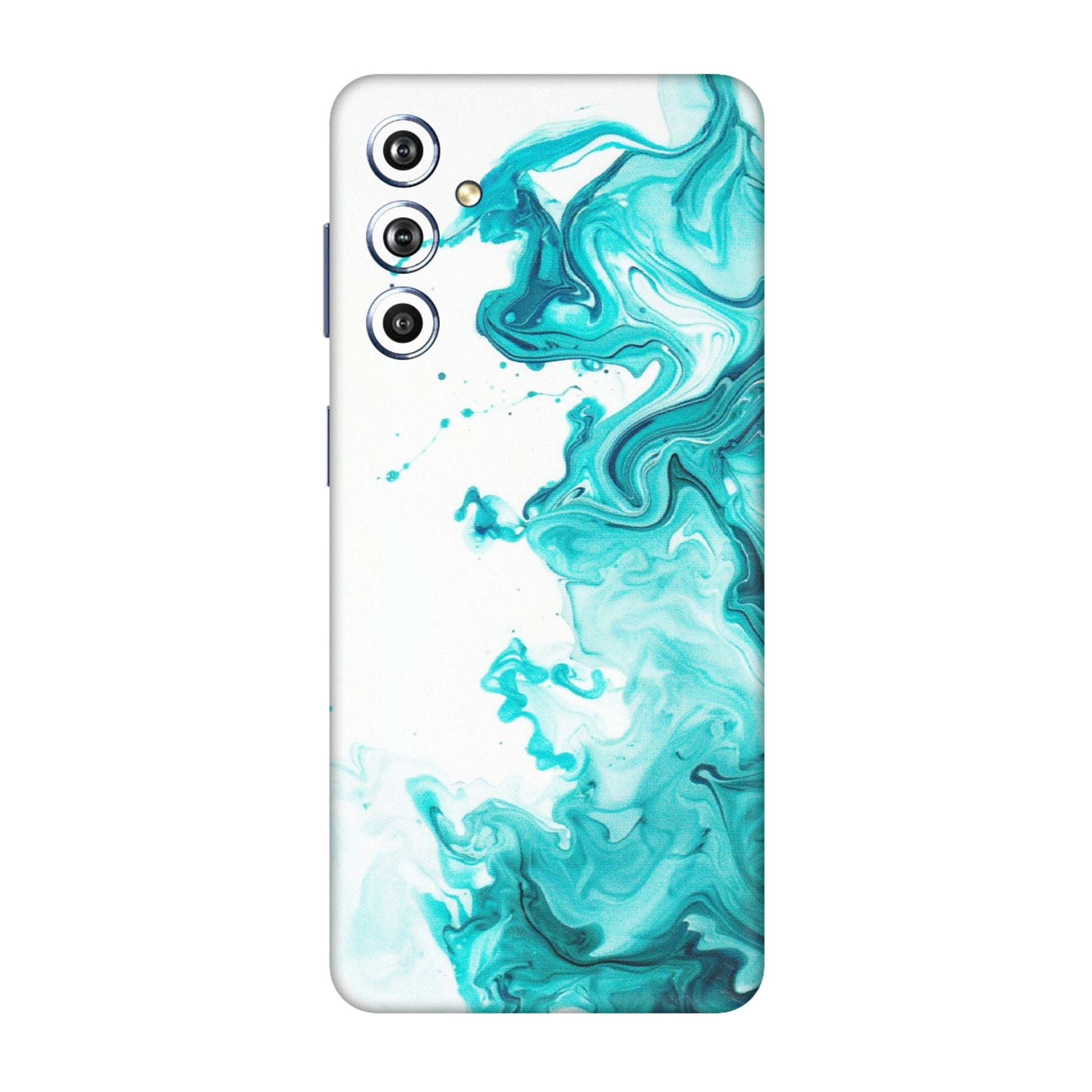 Samsung M/F/Note/Flip and C Phone Skins (All Models) - Sky Blue Abstract Colour - Matte Finish (M-146) Samsung Galaxy F54 (5G)