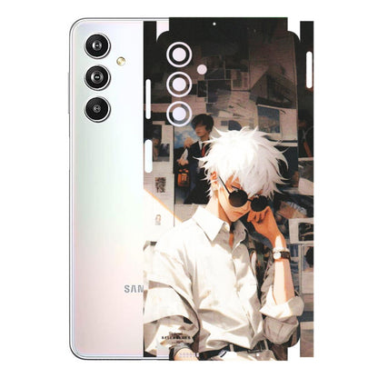 Samsung M/F/Note/Flip and C Phone Skins (All Models) - Gojo Satoru Jujustu Kaisen Anime - Matte Finish (M-156) Samsung Galaxy F54 (5G)