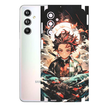 Samsung M/F/Note/Flip and C Phone Skins (All Models) - Tanjiro Demon Slayer Anime - Matte Finish (M-158) Samsung Galaxy F54 (5G)