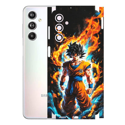 Samsung M/F/Note/Flip and C Phone Skins (All Models) - Goku Transformation Anime - Matte Finish (M-159) Samsung Galaxy F54 (5G)